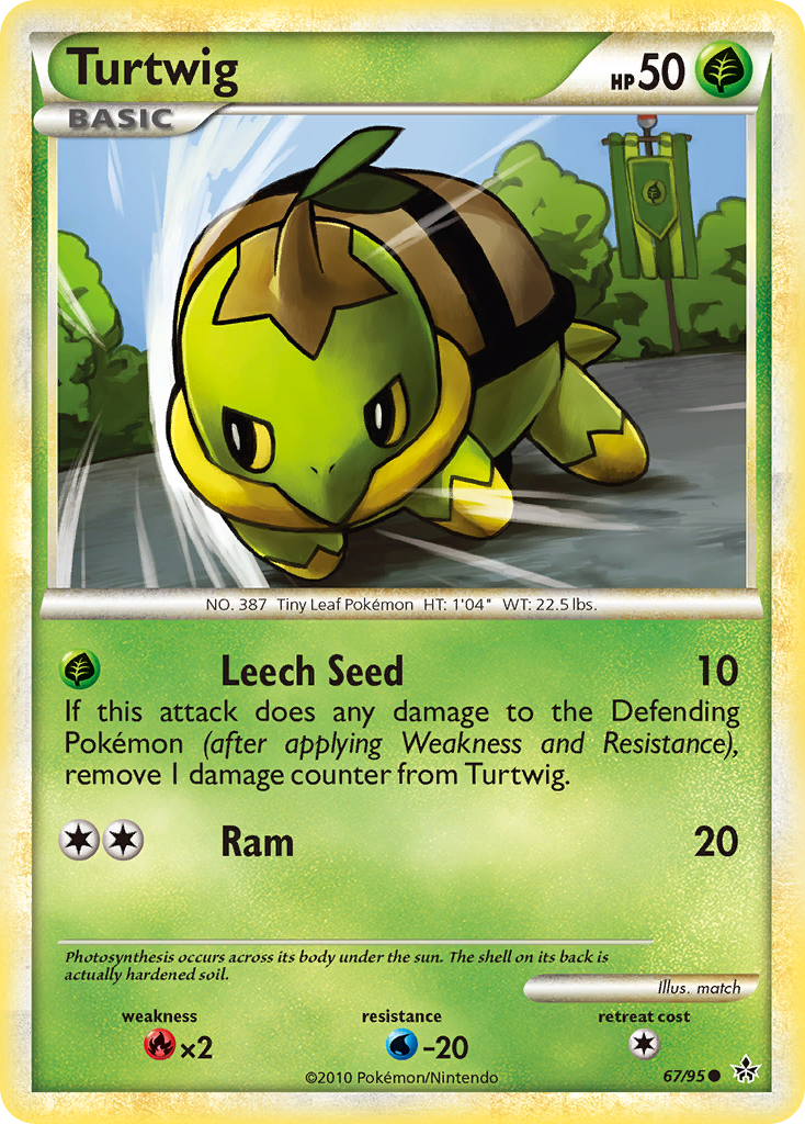 Turtwig (67/95) [HeartGold & SoulSilver: Unleashed] | Devastation Store