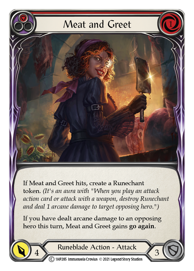 Meat and Greet (Red) [1HP285] | Devastation Store