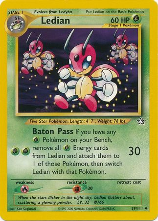Ledian (39/111) [Neo Genesis Unlimited] | Devastation Store