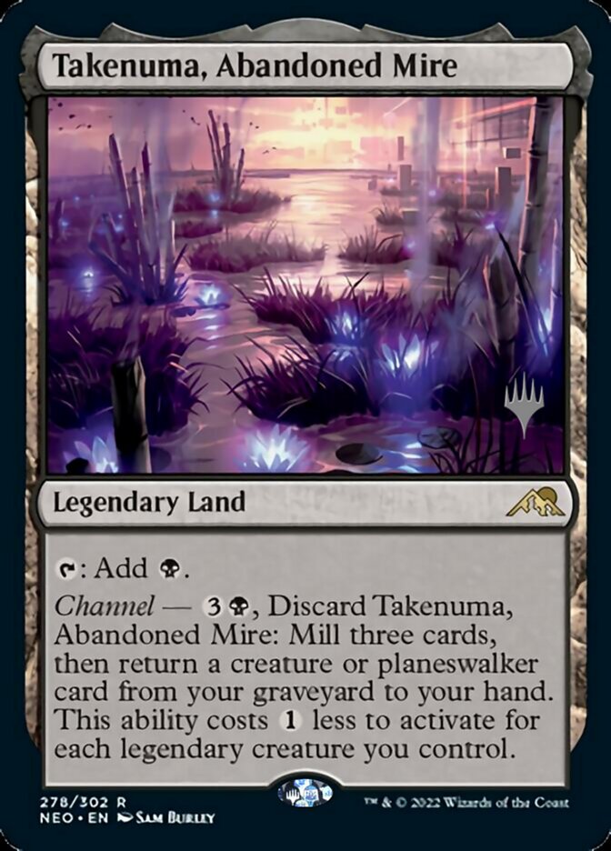 Takenuma, Abandoned Mire (Promo Pack) [Kamigawa: Neon Dynasty Promos] | Devastation Store