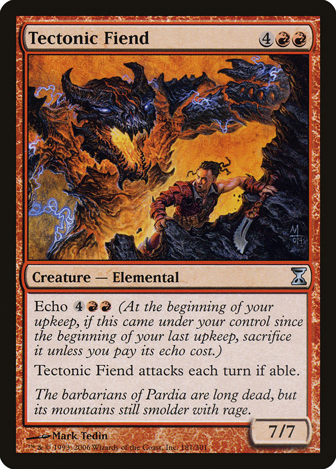 Tectonic Fiend [Time Spiral] | Devastation Store