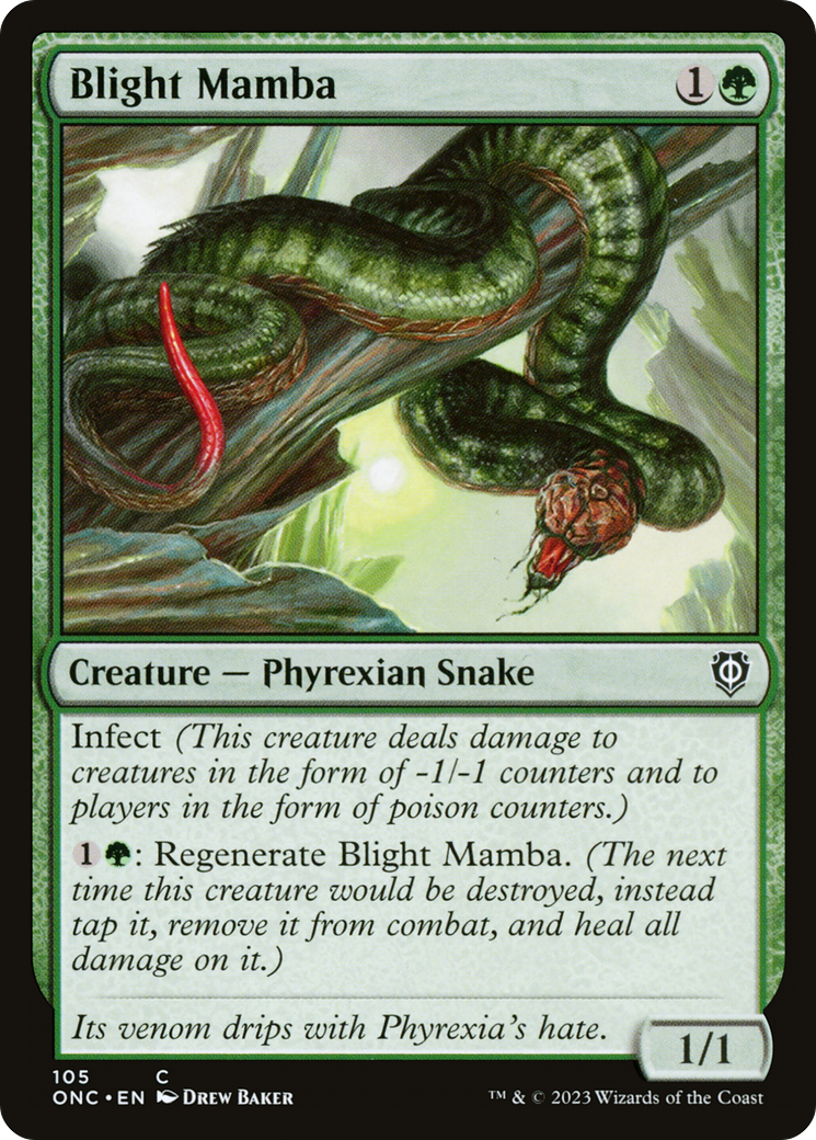Blight Mamba [Phyrexia: All Will Be One Commander] | Devastation Store
