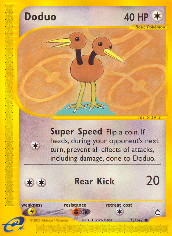 Doduo (73/147) [Aquapolis] | Devastation Store