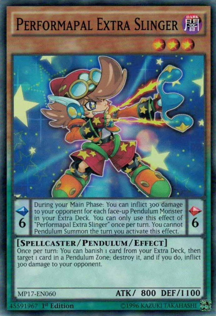 Performapal Extra Slinger [MP17-EN060] Common | Devastation Store