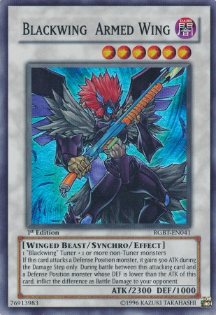 Blackwing Armed Wing [RGBT-EN041] Super Rare | Devastation Store