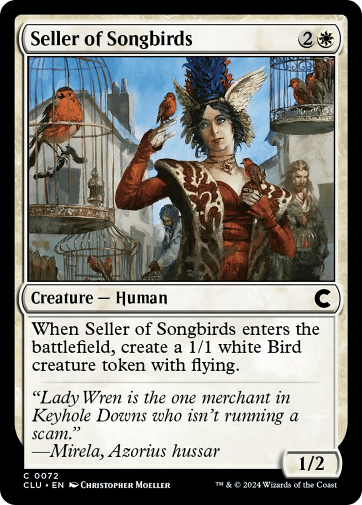 Seller of Songbirds [Ravnica: Clue Edition] | Devastation Store