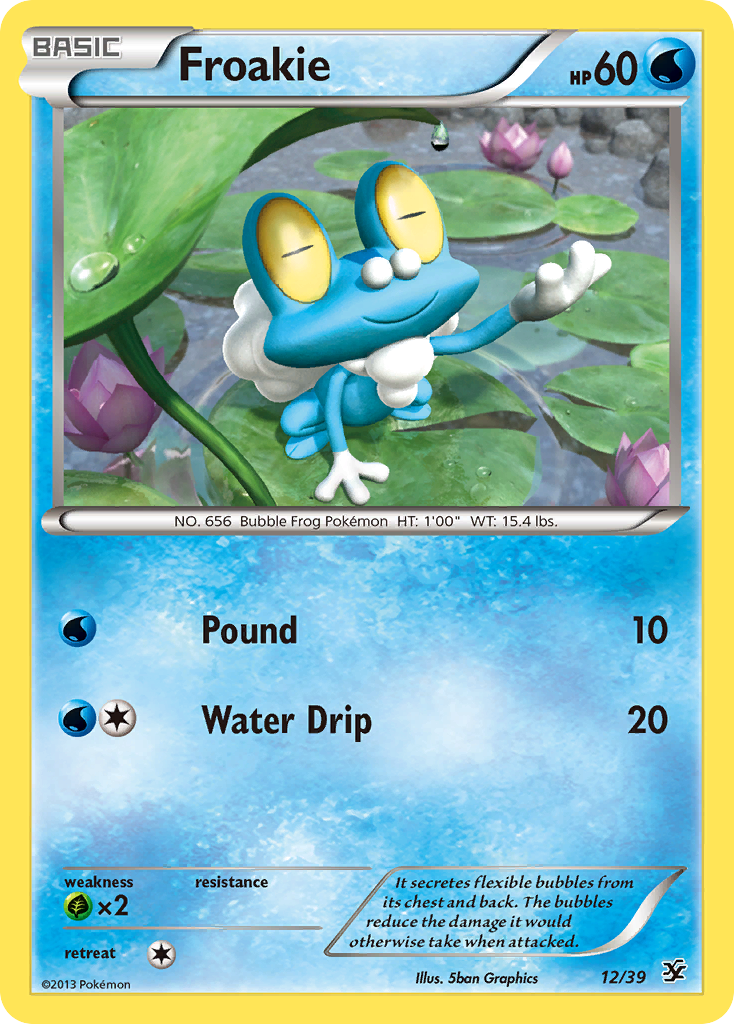 Froakie (12/39) [XY: Kalos Starter Set] | Devastation Store