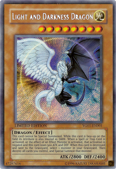 Light and Darkness Dragon [YG01-EN001] Secret Rare | Devastation Store