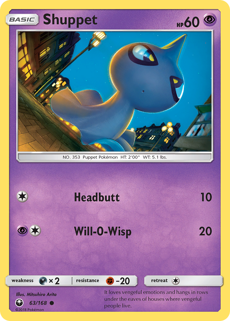 Shuppet (63/168) [Sun & Moon: Celestial Storm] | Devastation Store