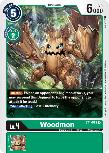 Woodmon [BT1-072] [Release Special Booster Ver.1.0] | Devastation Store