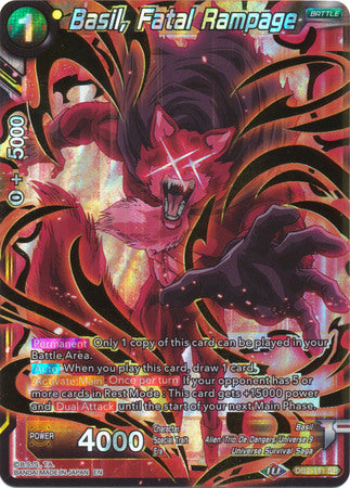 Basil, Fatal Rampage [DB2-111] | Devastation Store