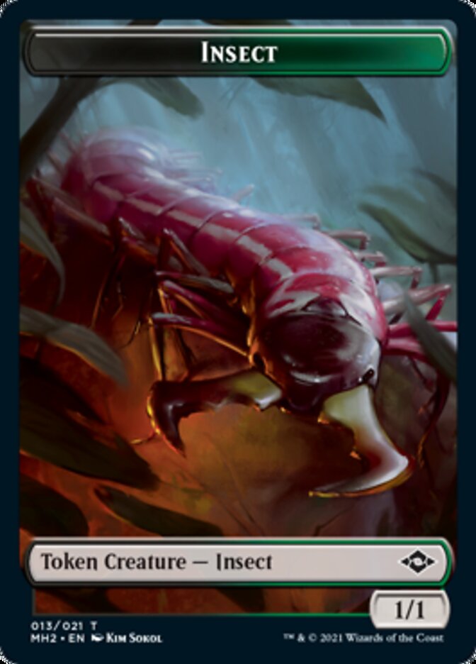 Insect Token // Treasure Token (21) [Modern Horizons 2 Tokens] | Devastation Store