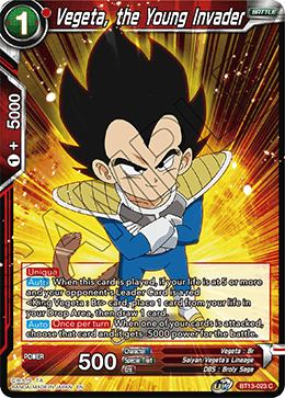 Vegeta, the Young Invader (Common) [BT13-023] | Devastation Store