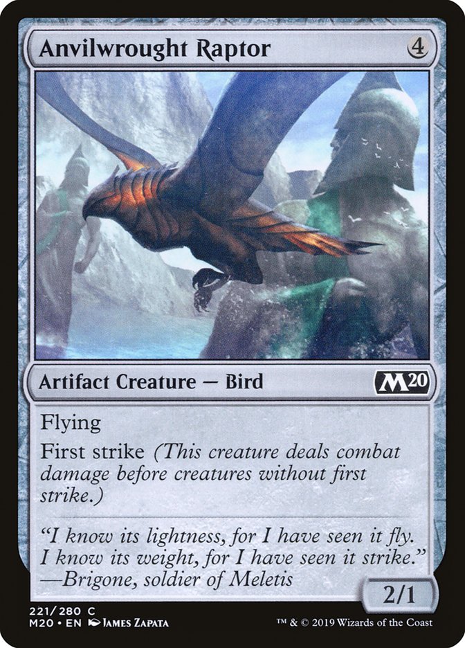 Anvilwrought Raptor [Core Set 2020] | Devastation Store