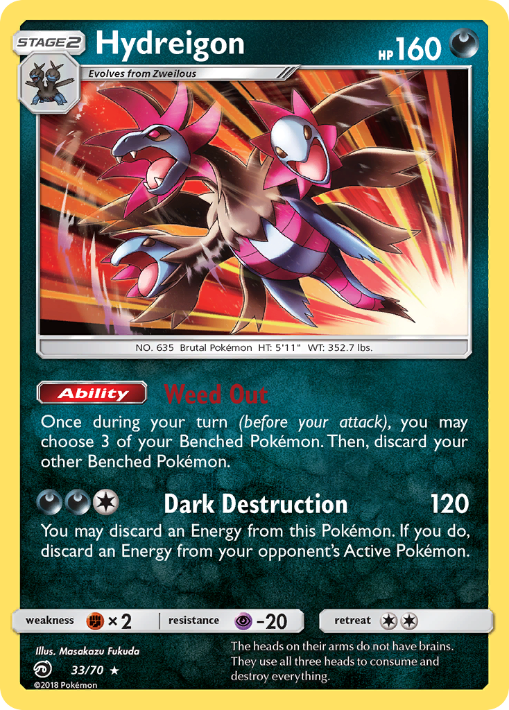 Hydreigon (33/70) [Sun & Moon: Dragon Majesty] | Devastation Store