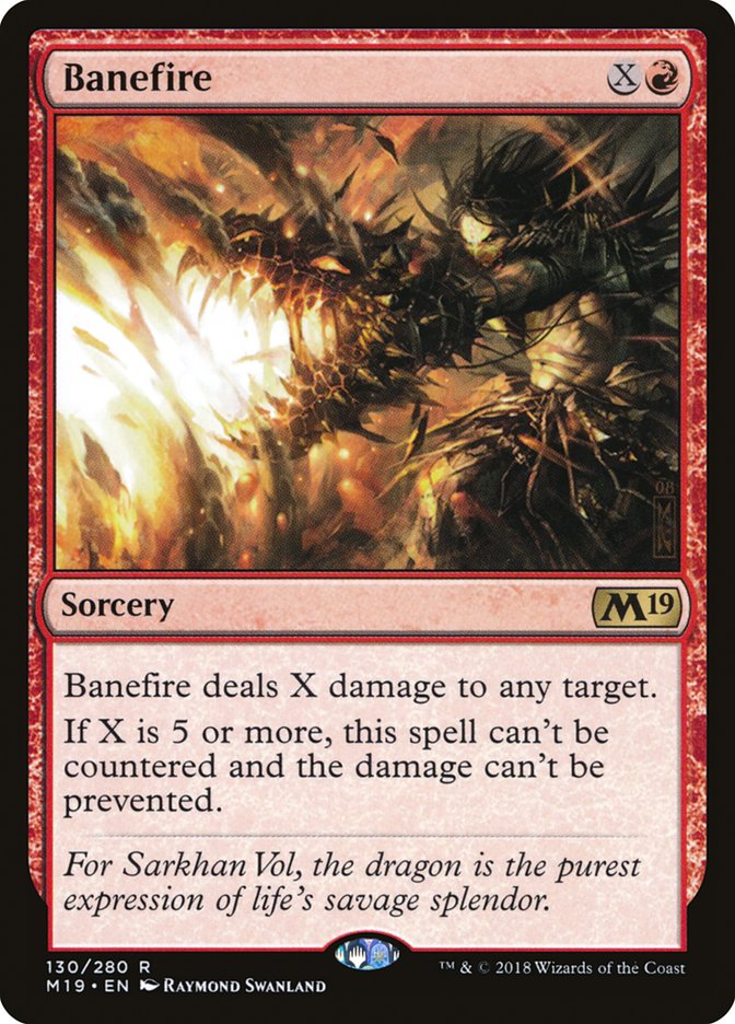 Banefire [Core Set 2019] - Devastation Store | Devastation Store