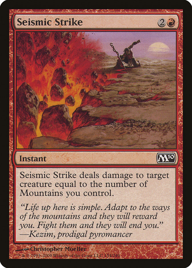 Seismic Strike [Magic 2010] - Devastation Store | Devastation Store