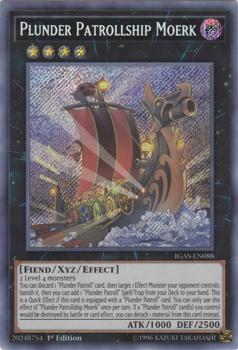 Plunder Patrollship Moerk [IGAS-EN088] Secret Rare | Devastation Store