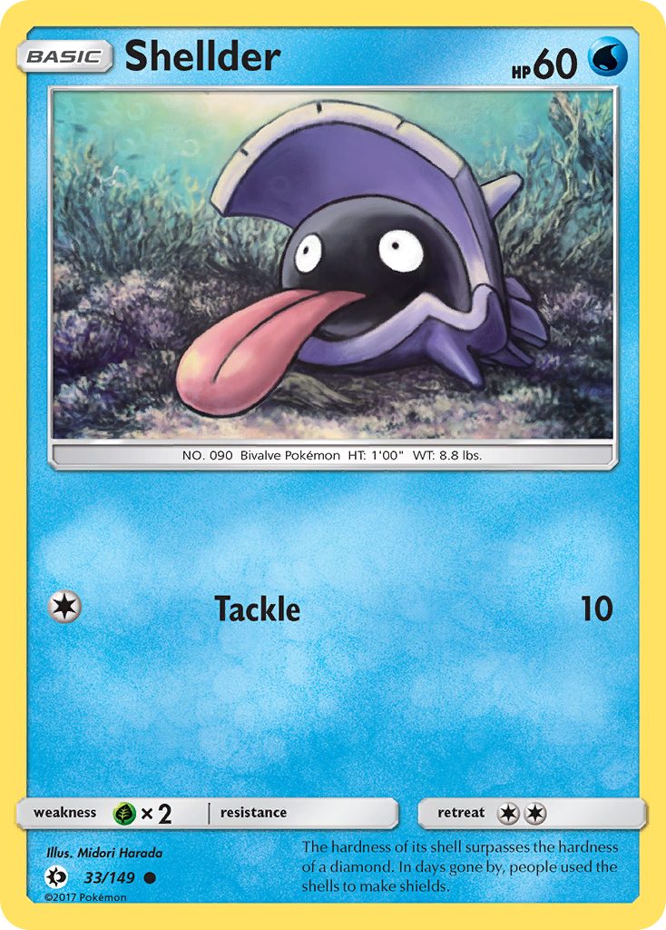 Shellder (33/149) [Sun & Moon: Base Set] | Devastation Store