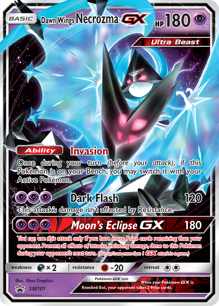 Dawn Wings Necrozma GX (SM101) [Sun & Moon: Black Star Promos] | Devastation Store