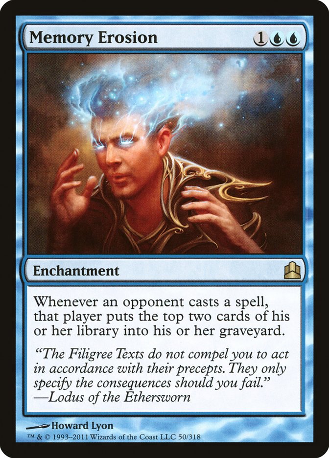 Memory Erosion [Commander 2011] - Devastation Store | Devastation Store