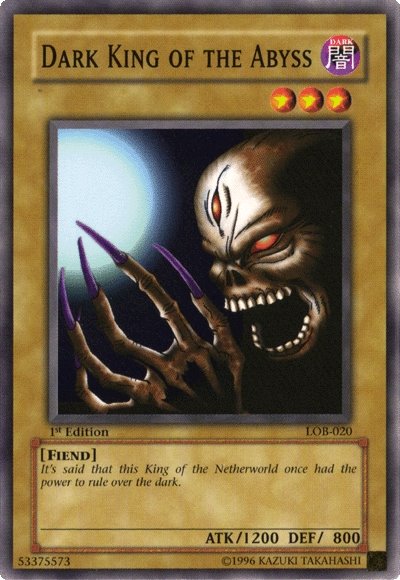 Dark King of the Abyss [LOB-020] Common | Devastation Store