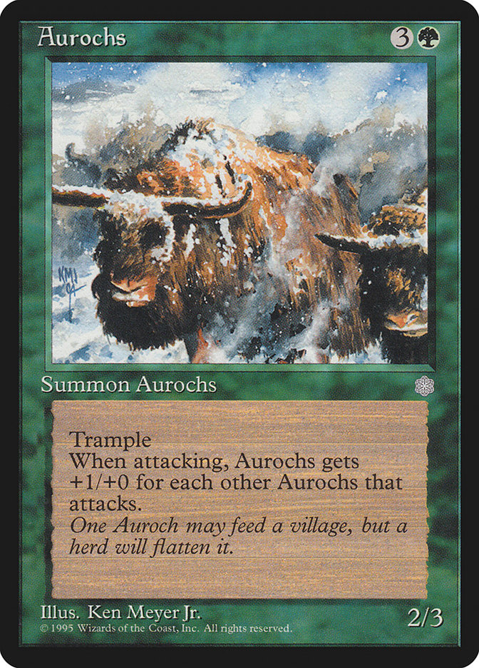 Aurochs [Ice Age] - Devastation Store | Devastation Store