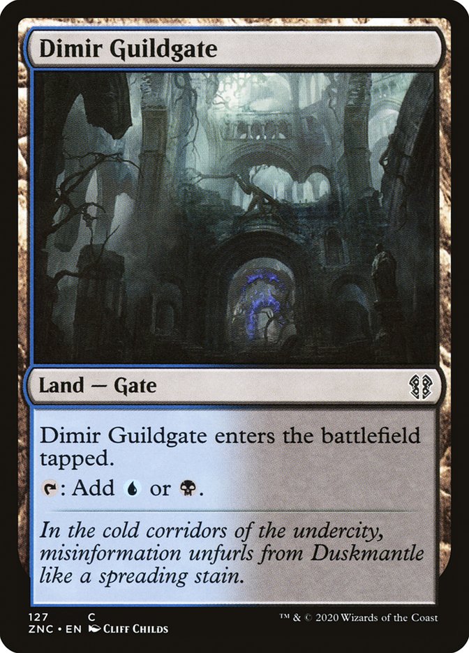 Dimir Guildgate [Zendikar Rising Commander] | Devastation Store