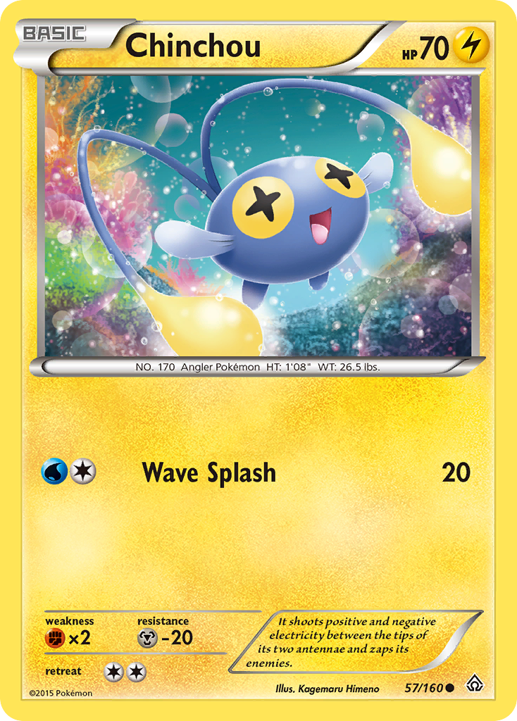 Chinchou (57/160) [XY: Primal Clash] | Devastation Store