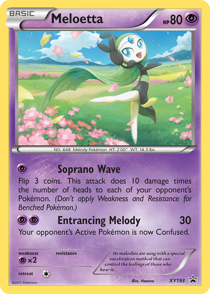 Meloetta (XY193) [XY: Black Star Promos] | Devastation Store