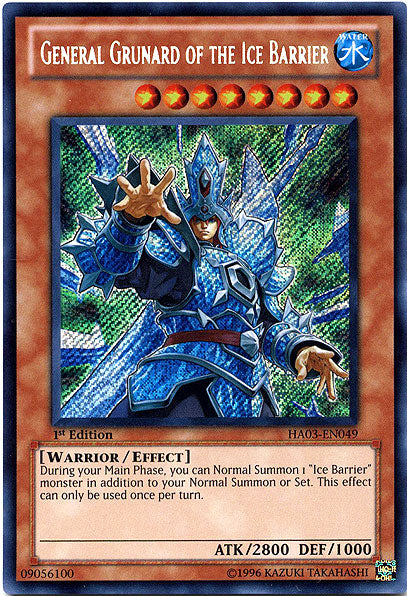 General Grunard of the Ice Barrier [HA03-EN049] Secret Rare | Devastation Store