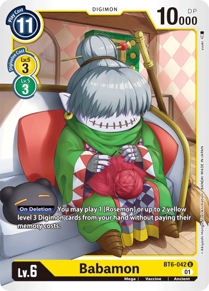 Babamon [BT6-042] [Double Diamond] | Devastation Store