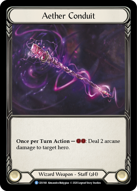 Aether Conduit [CRU160] 1st Edition Cold Foil - Devastation Store | Devastation Store