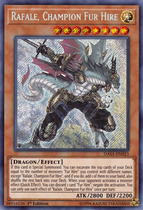 Rafale, Champion Fur Hire [DASA-EN023] Secret Rare | Devastation Store