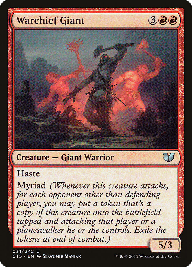 Warchief Giant [Commander 2015] | Devastation Store