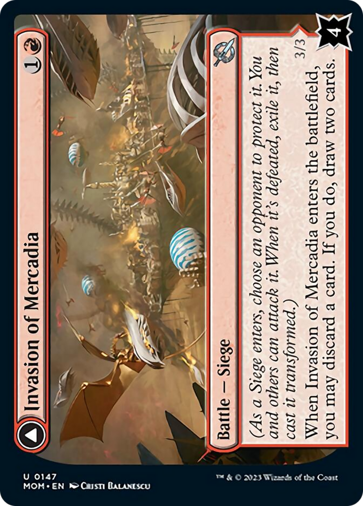 Invasion of Mercadia // Kyren Flamewright [March of the Machine] | Devastation Store