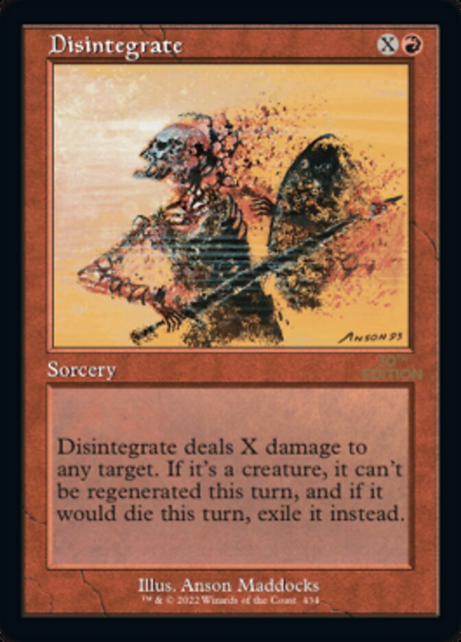 Disintegrate (Retro) [30th Anniversary Edition] | Devastation Store