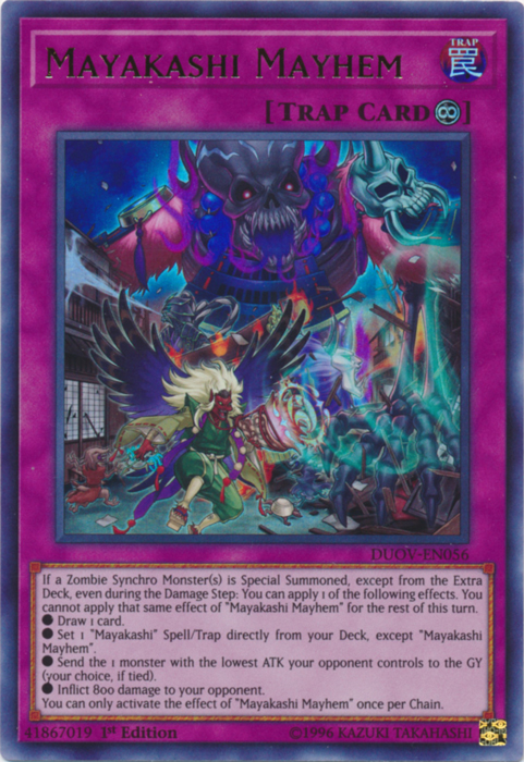 Mayakashi Mayhem [DUOV-EN056] Ultra Rare | Devastation Store