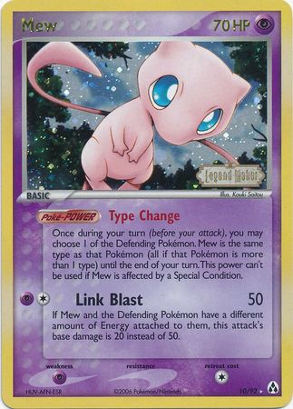 Mew (10/92) (Stamped) [EX: Legend Maker] | Devastation Store