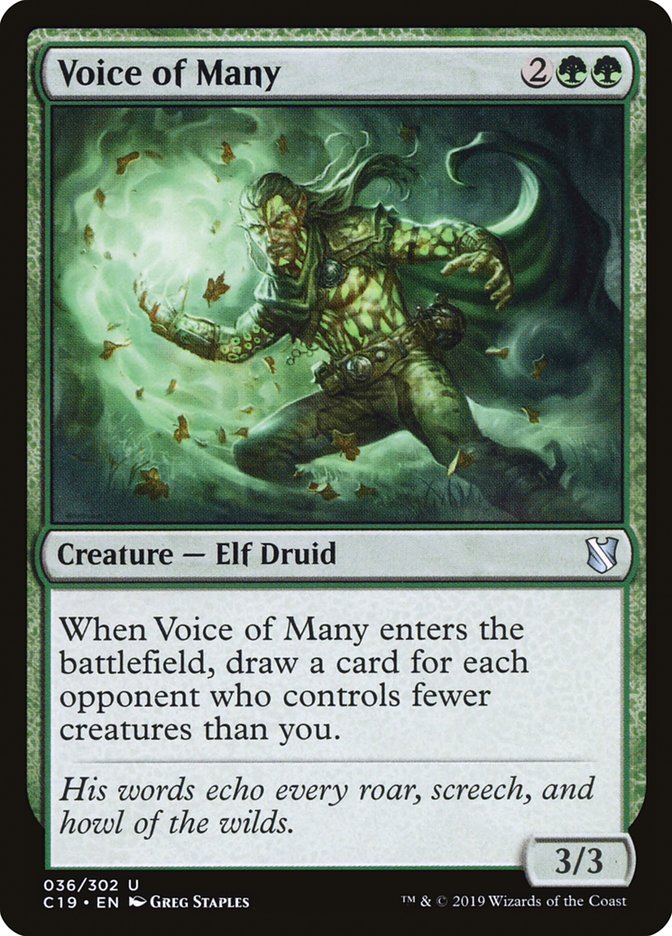 Voice of Many [Commander 2019] | Devastation Store