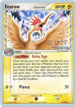 Fearow (18/100) (Delta Species) (Flyvees - Jun Hasebe) [World Championships 2007] | Devastation Store