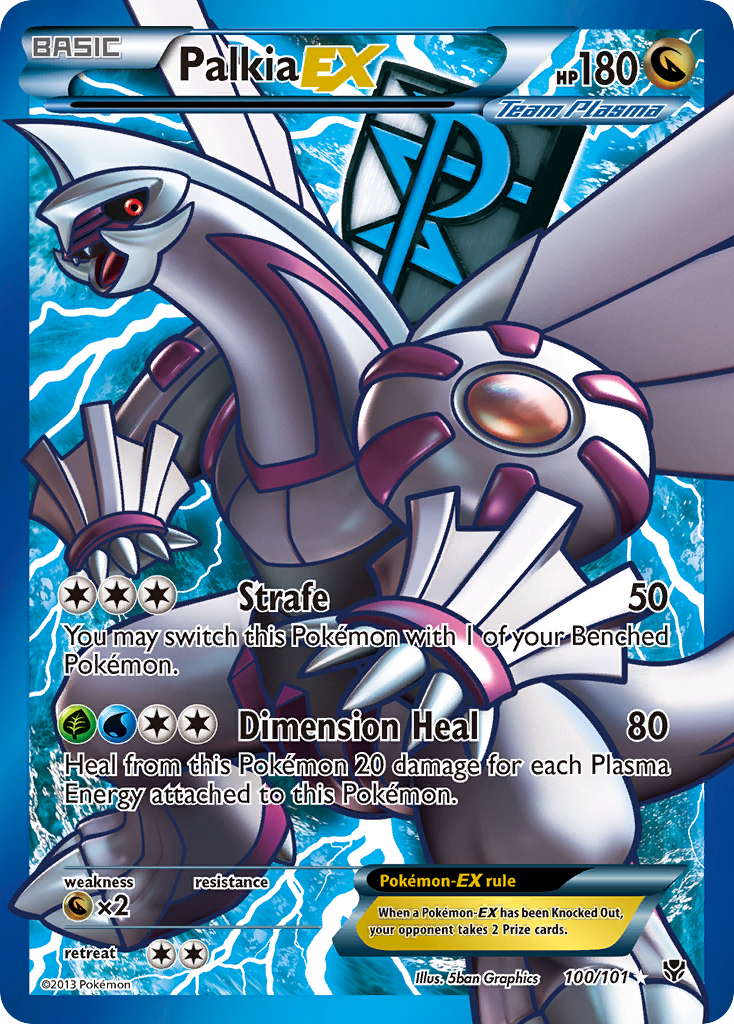Palkia EX (100/101) [Black & White: Plasma Blast] | Devastation Store