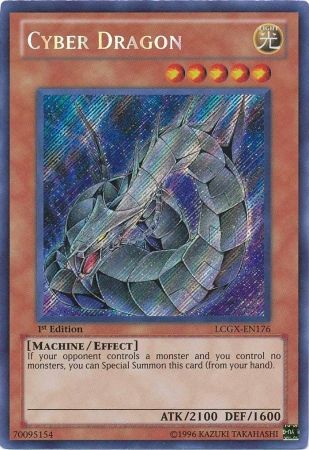 Cyber Dragon (Alternate Art) [LCGX-EN176] Secret Rare | Devastation Store