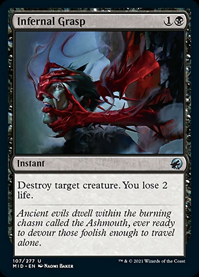 Infernal Grasp [Innistrad: Midnight Hunt] | Devastation Store
