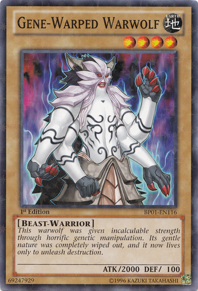 Gene-Warped Warwolf [BP01-EN116] Starfoil Rare | Devastation Store