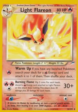 Light Flareon (46/105) [Neo Destiny Unlimited] | Devastation Store