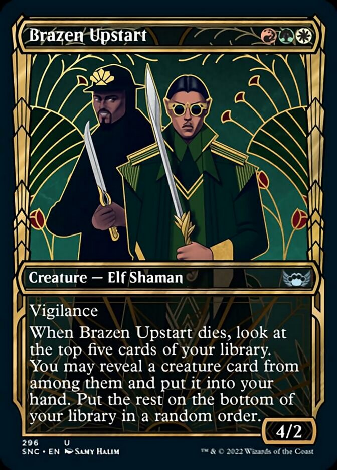 Brazen Upstart (Showcase Golden Age) [Streets of New Capenna] | Devastation Store