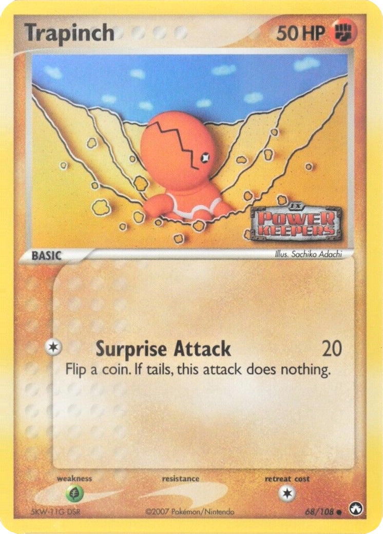 Trapinch (68/108) (Stamped) [EX: Power Keepers] | Devastation Store