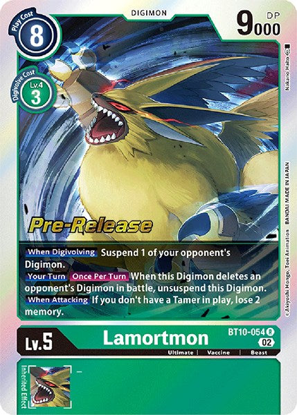 Lamortmon [BT10-054] [Xros Encounter Pre-Release Cards] | Devastation Store