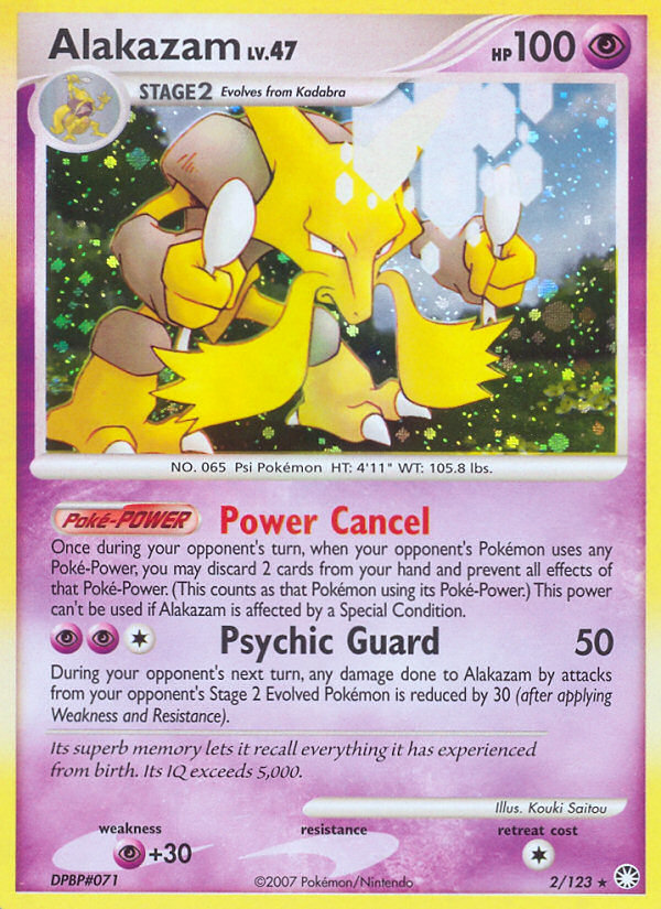 Alakazam (2/123) [Diamond & Pearl: Mysterious Treasures] | Devastation Store